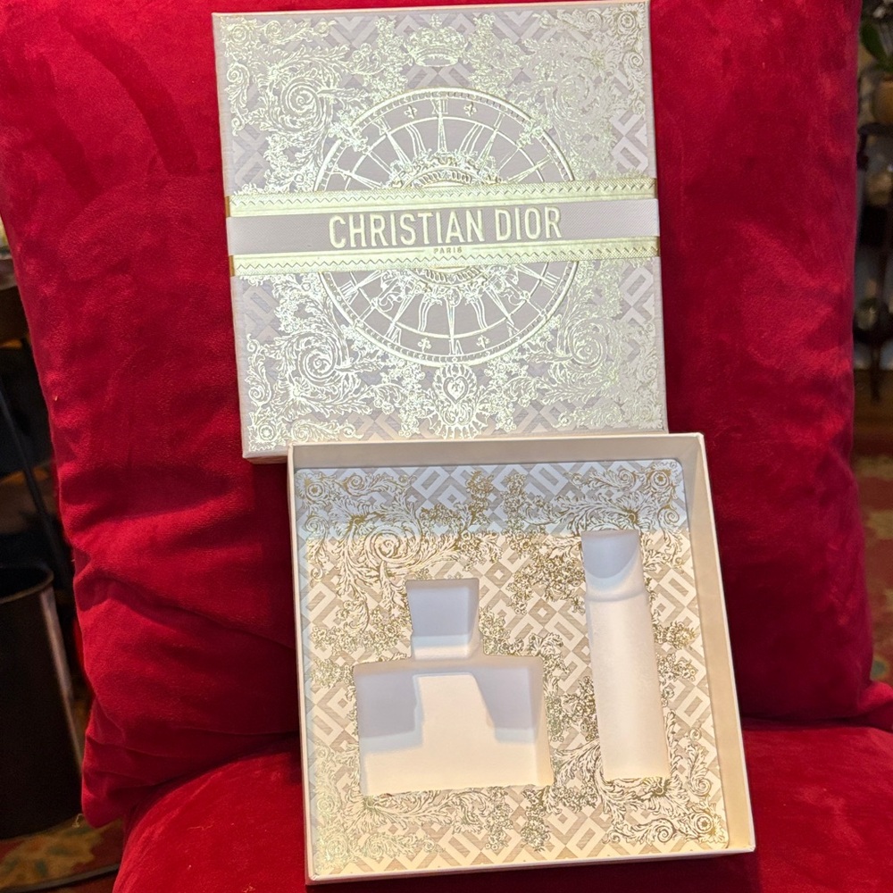Dior Gold and White Decorative Box
